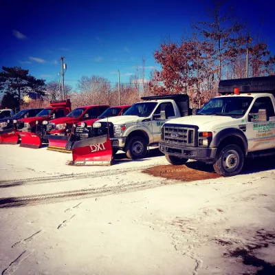 Snow Removal — Landscape Construction project by Margolis Companies