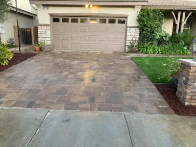 Custom Driveway Builds — Landscape Construction project by Oasis Turf & Hardscape in Riverside