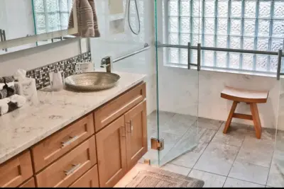 Classic Bathroom — Home Renovation & Remodeling Services project by Whidbey South Woodworks