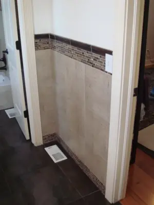 Bathroom Renovation for Transitioning Spaces — Home Renovation & Remodeling Services project by Mark Hammer Construction LTD.