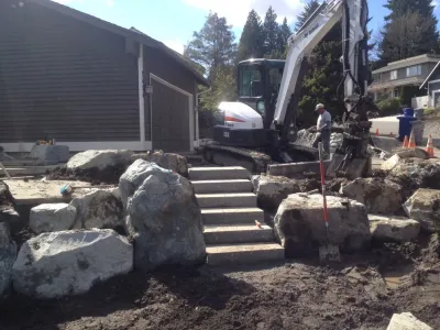 Olympic Rockeries - Stone & Concrete Installation in Issaquah, WA