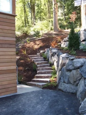 Modern Seattle Landscape — Landscape Construction project by Olympic Rockeries in Seattle