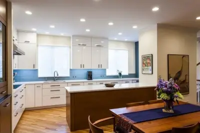 Fluid Open Kitchen Design — Home Renovation & Remodeling Services project by Century Interiors Inc