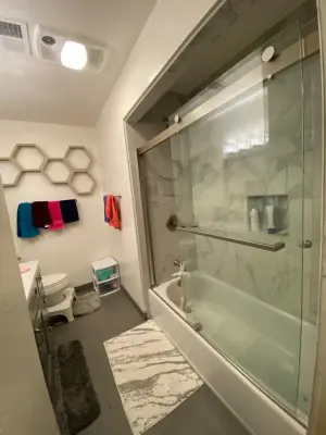 Trevor Drive Bathroom Renovation — Home Renovation & Remodeling Services project by Merrick Construction & Design
