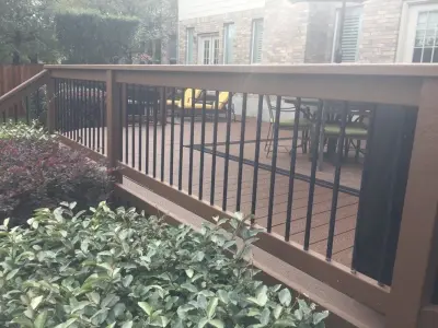 Cedar Railing Upgrade for Trex Composite Deck — Home Renovation & Remodeling Services project by Capitol City Wood Works LLC