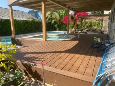 Trex Deck and Spa — Home Renovation & Remodeling Services project by California Home Center