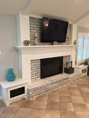 Removed Fireplace — Home Renovation & Remodeling Services project by A & T Designs And Remodel