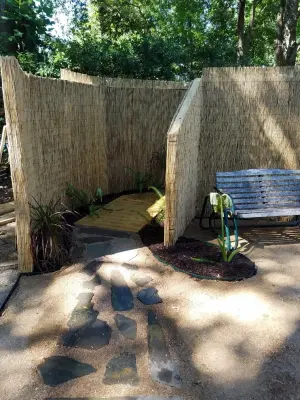 Foley Tropical Outdoor Shower — Home Renovation & Remodeling Services project by New Life Builders LLC
