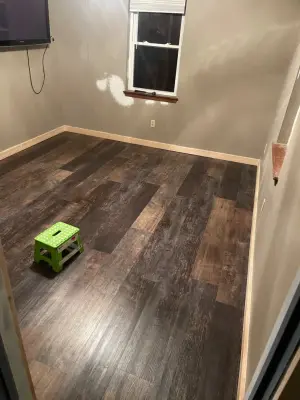 Tuttle, OK - installation of flooring and trim — Home Renovation & Remodeling Services project by Walker Services Group LLC