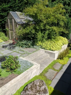 Magnolia Shade Garden — Landscape Construction project by Orion Rockscapes