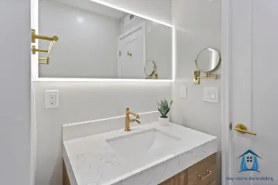 Alameda Dual Bathroom Renovation — Home Renovation & Remodeling Services project by Bay Home Remodeling
