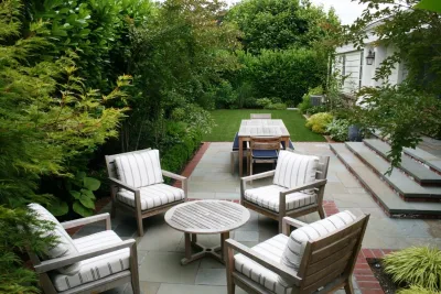 View Ridge Lush Seating Area and Retreat by Orion Rockscapes