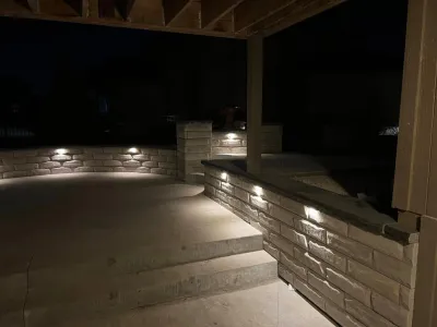 Multi level outdoor space — Landscape Construction project by Outdoor Concepts KC