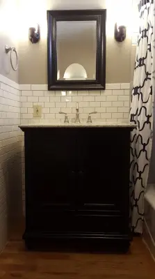 University Heights Restroom — Home Renovation & Remodeling Services project by Habitation Inc