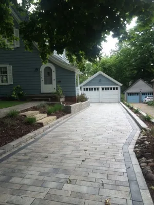 Paver Driveway by Outdoor Specialties