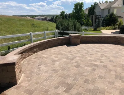 Fire Pits & Sitting Walls — Landscape Construction project by Outside Dreams Landscape Design And Construction in Denver