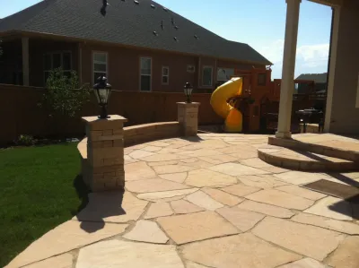 Flagstone Projects — Landscape Construction project by Outside Dreams Landscape Design And Construction in Denver