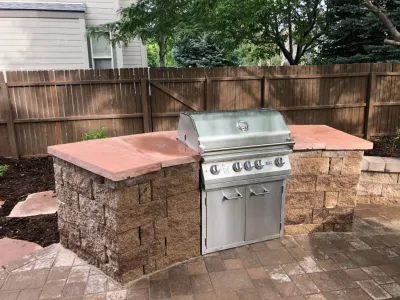 Outdoor Kitchens — Landscape Construction project by Outside Dreams Landscape Design And Construction in Denver