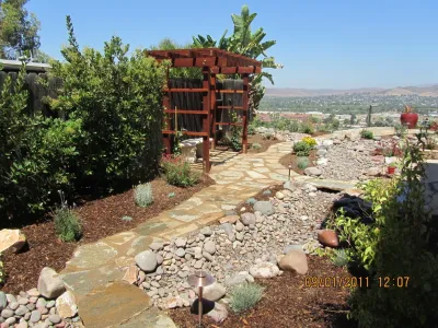 Desert Landscape design — Landscape Construction project by Pacific Dreamscapes