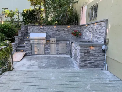 San Diego Outdoor Kitchen — Landscape Construction project by Pacific Dreamscapes