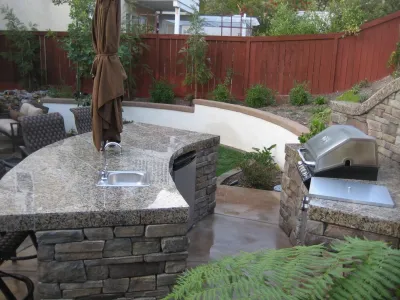 Outdoor Kitchen in Scripps Ranch by Pacific Dreamscapes