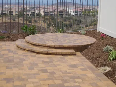 Rancho Santa Fe Paver project — Landscape Construction project by Pacific Dreamscapes