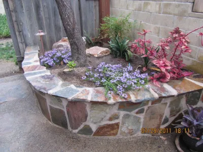 Fire Pit and Patio in Solana Beach CA by Pacific Dreamscapes
