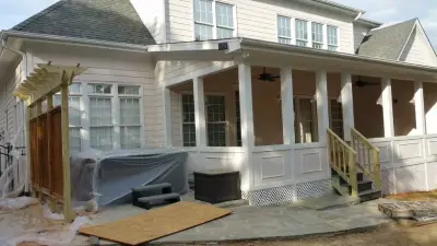 Wakefield Year-Round Porch — Home Renovation & Remodeling Services project by Raleigh Home Remodeling