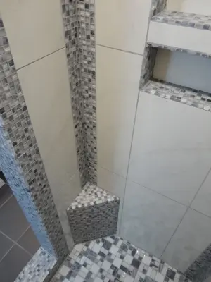 Shower with accessibility — Home Renovation & Remodeling Services project by Birmingham Remodeling And Construction, LLC