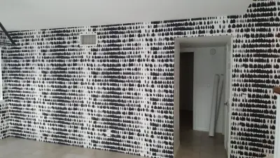 Summerlin Wallpaper Installation 2023 — Home Renovation & Remodeling Services project by Seamingly Straight Wallpapering And Painting