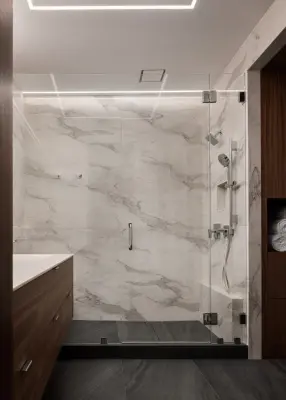 Saul - Opulent Bathroom — Home Renovation & Remodeling Services project by Faust Construction