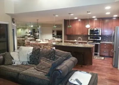 Wapato Point Condo Kitchen and Living Area Renovation — Home Renovation & Remodeling Services project by Apex Building Services