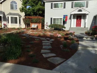 Renovating Two Front Yards- Goodbye Lawn! — Landscape Construction project by Paradise Garden & Landscape