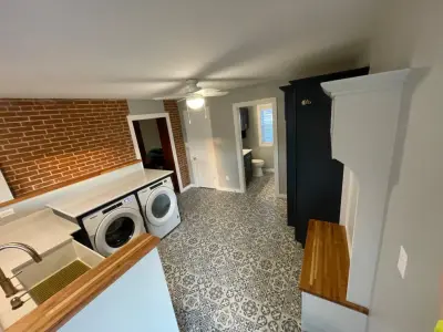 Washington Laundry and Bathroom Renovation — Home Renovation & Remodeling Services project by Barton Legacy Builders