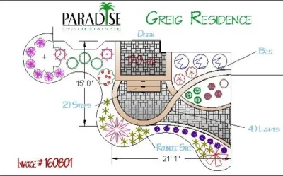 Cambridge Front Entry — Landscape Construction project by Paradise Pavers Pond Landscaping LLC