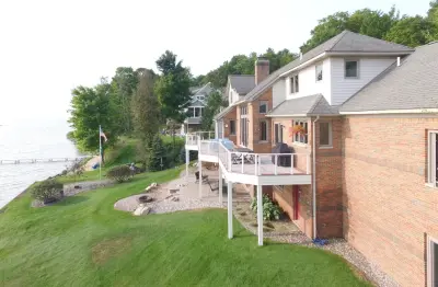 Suttons Bay Waterfront Deck with Views of Grand Traverse Bay — Home Renovation & Remodeling Services project by Maple Hill Builders, LLC