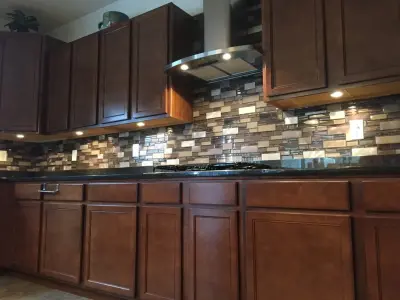 Wentzville Tile Splash — Home Renovation & Remodeling Services project by MORGANCO Remodeling