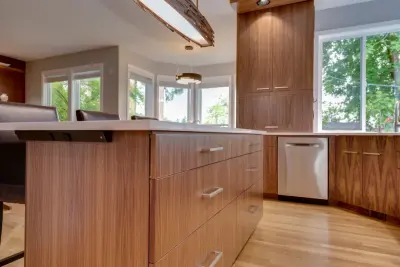West Linn Cooking, Family, and Dining Area — Home Renovation & Remodeling Services project by Double J Construction Inc Dba Double J Renovations