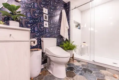 Playful Restroom — Home Renovation & Remodeling Services project by Blue Ridge Design Build