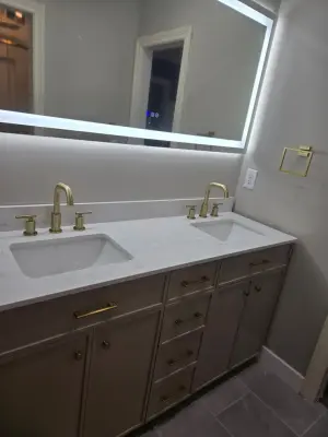 Contemporary Bathroom Renovations — Home Renovation & Remodeling Services project by G Remodeling