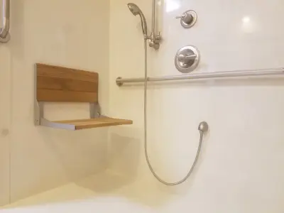 Widding ADA Shower Renovation — Home Renovation & Remodeling Services project by Hendricks Construction Co., Inc.