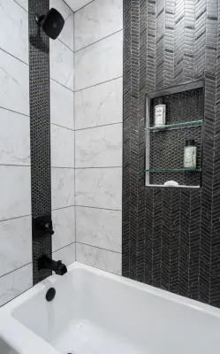 Wildwood-Hall Restroom — Home Renovation & Remodeling Services project by Hamtil Construction, LLC