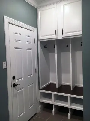 Mudroom Renovation at Wildwood — Home Renovation & Remodeling Services project by MORGANCO Remodeling