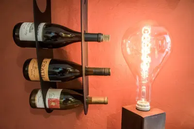 Wine Storage System — Home Renovation & Remodeling Services project by Pascetti Steel Design, Inc.