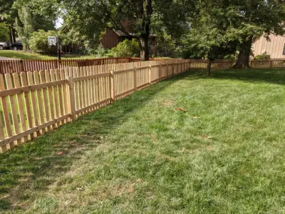 Timber Picket Barrier — Home Renovation & Remodeling Services project by Crosben Contracting