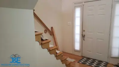 Timber Railing — Home Renovation & Remodeling Services project by J&E Modern Construction LLC