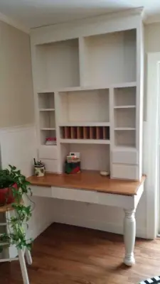 Charlevoix, MI Workspace and Organization — Home Renovation & Remodeling Services project by Three Oaks Woodworking
