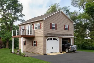 Philadelphia Modular Garage — Deck Building & Repair project by Stoltzfus Structures