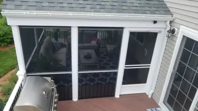 Deck with Screened Porch by Creative Decks, Inc