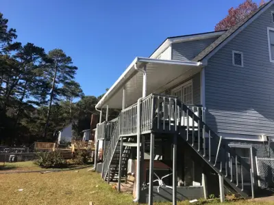 Uninsulated Roof for Current Deck — Deck Building & Repair project by L3 Installer Services, LLC.